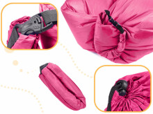 Ikonka Art.KX5567 Lazy BAG SOFA oro lova rožinė 230x70cm