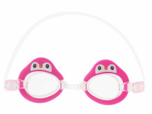 Ikonka Art.KX5564 Vaikiški plaukimo akiniai kaukė pingvinas