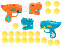 Ikonka Art.KX5545 Target shooting 2 guns + 20 balls dinosaur