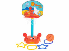 Ikonka Art.KX5528 Basketball 2in1 basket + crab ringo
