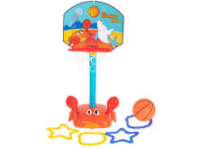Ikonka Art.KX5528 Basketbola grozs 2in1 + krabju ringo