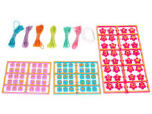 Ikonka Art.KX5456 Beads for making jewellery bracelets from letters set XXL 630el