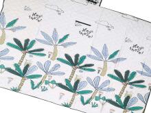 Ikonka Art.KX5394_1 Beach mat picnic blanket camping palm trees 200x200