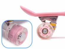 Ikonka Art.KX5375_1 Fiskeboard rula LED rattad roosa