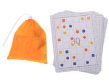 Ikonka Art.KX5349 Tetris puzzle spēle + kartes
