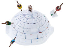 Ikonka Art.KX5348 Skill game build igloos penguins