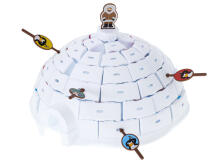 Ikonka Art.KX5348 Skill game build igloos penguins