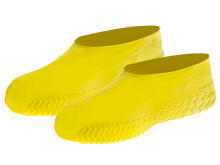 Ikonka Art.KX5299 Ūdensnecaurlaidīgi zābaku aizsargi wellingtons S dzeltens izmērs 26-34