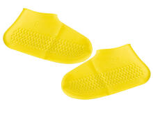 Ikonka Art.KX5299 Ūdensnecaurlaidīgi zābaku aizsargi wellingtons S dzeltens izmērs 26-34
