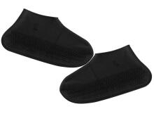 Ikonka Art.KX5299_2 Ūdensnecaurlaidīgi zābaku aizsargi wellingtons L melni 39-44 izmērs