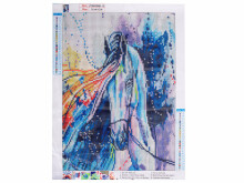 Ikonka Art.KX5259_10 Diamond embroidery mosaic set 5D horse