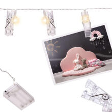 Ikonka Art.KX5252 LED photo clip lights 1.5m 10LED warm white