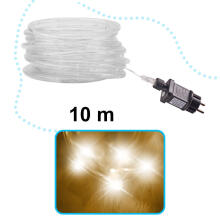 Ikonka Art.KX5241_1 LED virtene 10m 100LED auksti balta