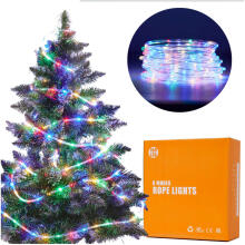 Ikonka Art.KX5241_2 LED virtenes apgaismojums 10m 100LED daudzkrāsains