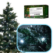 Ikonka Art.KX5235_1 LED gaismas ķēdes 10m 100LED aukstā baltā krāsā