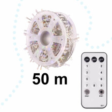 Ikonka Art.KX5236 LED wheel chain lights 50m 500LED with remote control