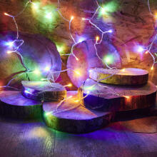 Ikonka Art.KX5234 LED ķēdes apgaismojums 10m 100LED ar tālvadības pulti