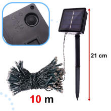 Ikonka Art.KX5233 Solar lights light chain 20m 200LED warm