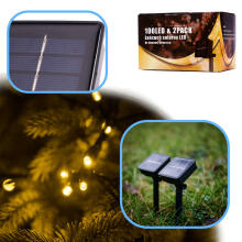Ikonka Art.KX5233 Solar lights light chain 20m 200LED warm