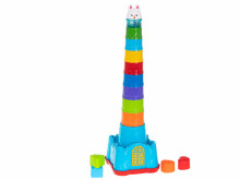 Ikonka Art.KX5453 Bunny castle cups tower pyramid sorter