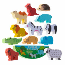 Ikonka Art.KX5137 Jigsaw game balancing safari animals