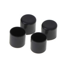 Ikonka Art.KX5116_1 Furniture chair leg caps 22mm black