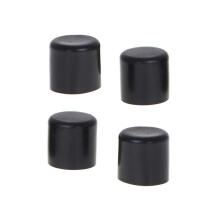 Ikonka Art.KX5116_1 Furniture chair leg caps 22mm black