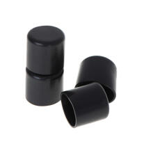 Ikonka Art.KX5116_1 Furniture chair leg caps 22mm black