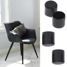 Ikonka Art.KX5116_1 Furniture chair leg caps 22mm black