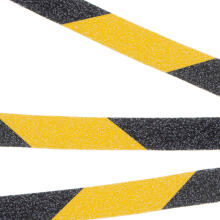 Ikonka Art.KX5114_1 Anti-slip protective tape 2.5cmx5m black/yellow