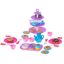 Ikonka Art.KX5083 Kafijas servīzes tējas komplekts kūkas cupcakes plate 46el.