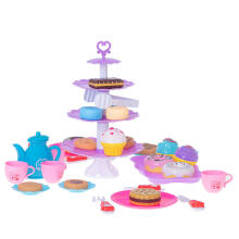 Ikonka Art.KX5083 Kafijas servīzes tējas komplekts kūkas cupcakes plate 46el.