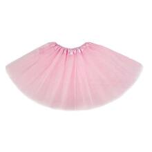 Ikonka Art.KX5072_2 Tutu tilla svārki kostīms rozā