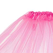 Ikonka Art.KX5072_2 Tutu tilla svārki kostīms rozā