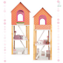 Ikonka Art.KX5191 LULILO Tulipo 70cm wooden dolls' house