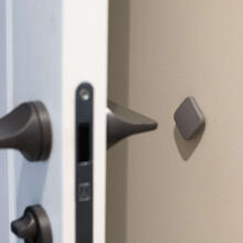 Ikonka Art.KX4923 Door bumper self-adhesive silicone grey square
