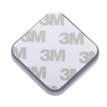 Ikonka Art.KX4923 Door bumper self-adhesive silicone grey square