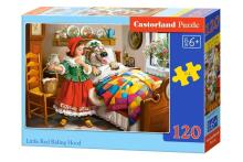 Ikonka Art.KX4804 CASTORLAND Puzzle 120el. Little Red Riding Hood