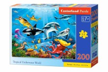 Ikonka Art.KX4790 CASTORLAND Puzzle 200el. Tropical Underwater World