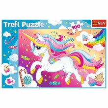TREFL Puzzle Beautiful unicorn, 100 pcs