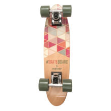 Meteor® Penny Board  Art.24288 SUMMER TRIANGLES Детская роликовая доска (Скейтборд)