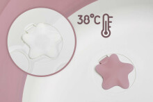 Sensillo Baby Bath Complete Art.2024  Pink Pilka sulankstoma kūdikių vonia