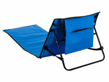 Ikonka Art.KX5393 Beach mat lounger with backrest foldable 150x47x48cm