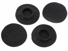 Ikonka Art.KX5155 Anti-vibration pads for feet black 4pc.
