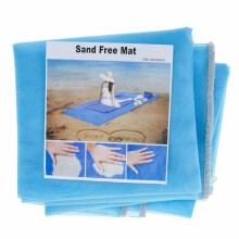 Ikonka Art.KX4990 Beach mat blanket sand free XXL 200x200cm