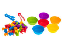 Ikonka Art.KX5698 Dzīvnieki safari mācību mācīšanās skaitīt montessori 36el.