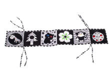 Ikonka Art.KX5638 Izglītojoša grāmatiņa sensoro gultiņu aizsarglīdzeklis ladybird