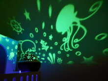 Ikonka Art.KX5582 Zvaigžņu projektora nakts lampa + jūras dziļumi