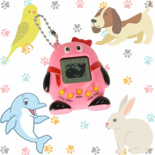 Tamagotchi Electronic Pets 49in1 Art.148232 Rožinis elektroninis žaidimas