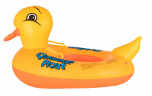 Ikonka Art.KX6788 Inflatable mattress pontoon wheel for children duck